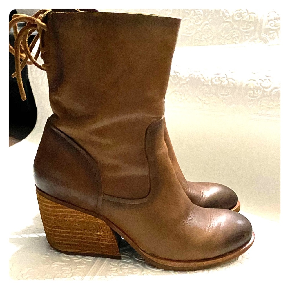 Kork-Ease Brown Leather Boots